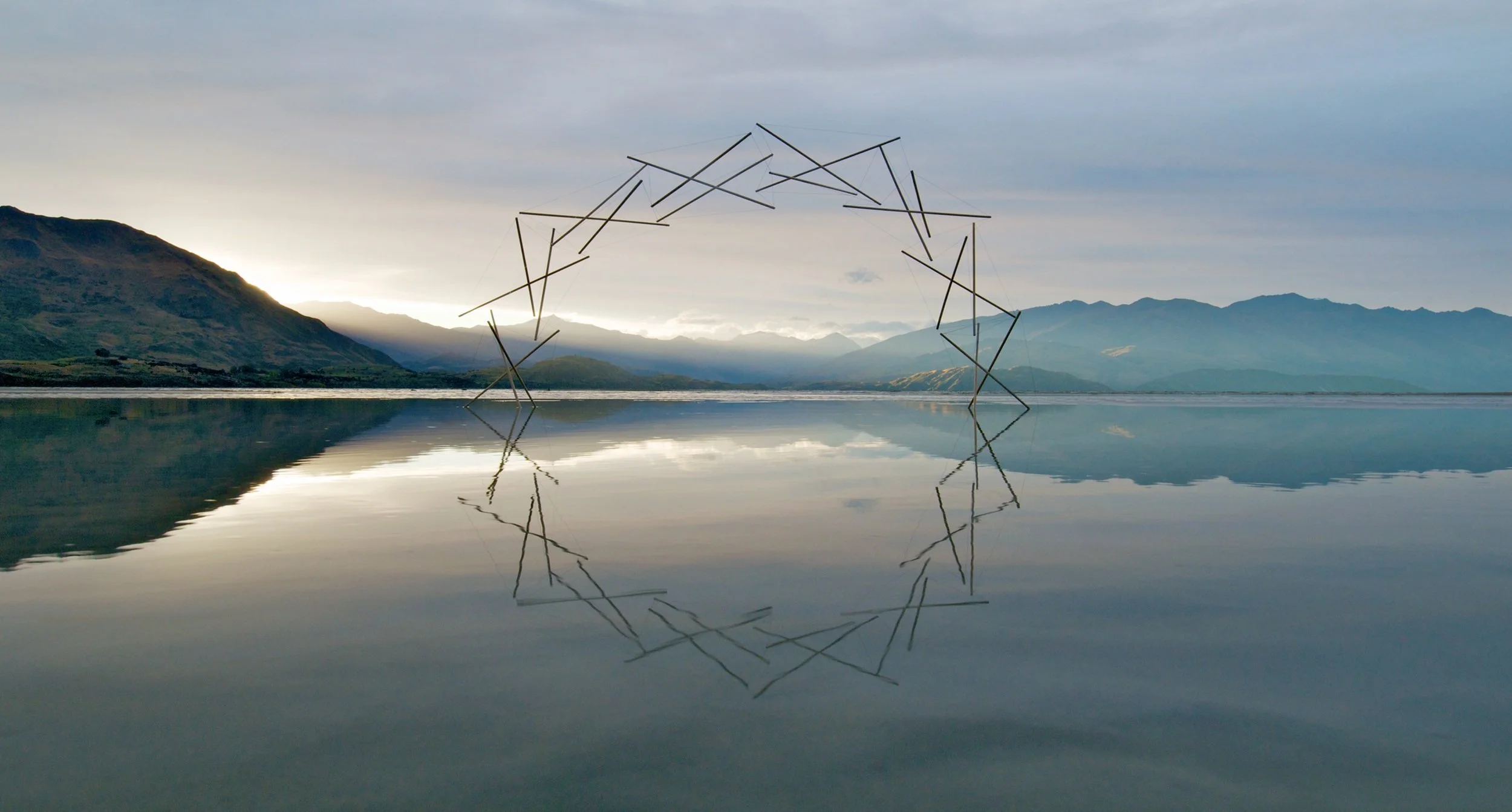 井田幸昌　Landscape of Marbella Symmetrical Landscape B – Works – Asian Art Museum